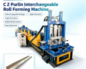 C Z Purlin Interchangeable Roll Forming Machine
