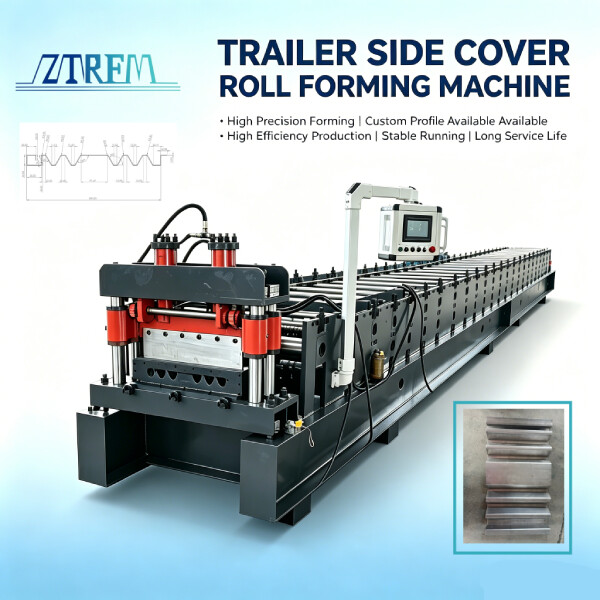 trailer side cover roll forming machine