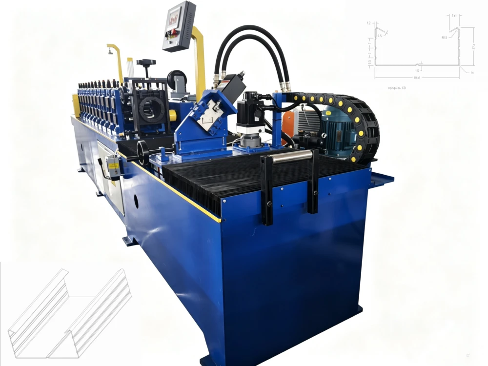 Gypsum Board CD UD Machine Speed 70m/min 60x27 28x27 Metal Profile Mac - cd ud machinery 1789800354 c7qN