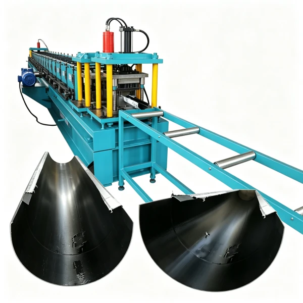 Rain Water Half Round Gutter Roll Forming Machine - gutter roll forming machine 1789710269 Bbia